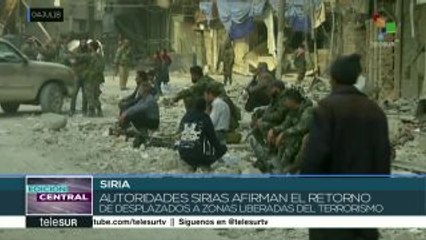 Siria: Gobierno insta a ciudadanos desplazados a retornar al país