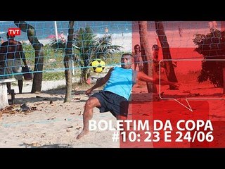 TVT na copa: resumão do fim de semana 23 e 24/06