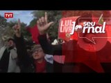 Protesto em Curitiba contra 80 dias da prisão de Lula