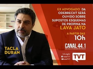 [AO VIVO] – DEPOIMENTO TACLA DURAN