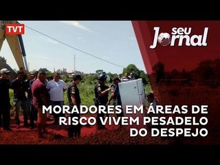 Moradores em áreas de risco vivem pesadelo do despejo