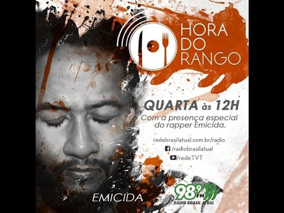 [AO VIVO] Emicida na Hora do Rango da Rádio Brasil Atual