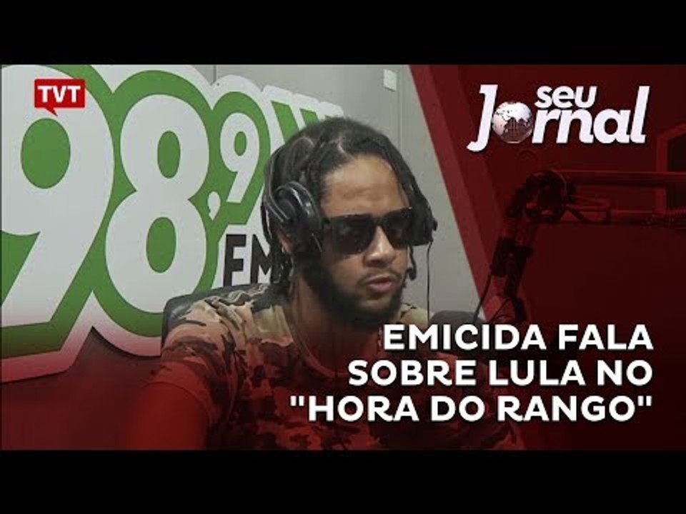 Emicida fala sobre Lula no "Hora do Rango"