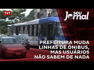 Prefeitura muda linhas de ônibus, mas usuários não sabem de nada