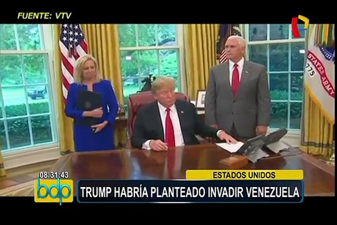 Revelan que Donald Trump pensó invadir militarmente a Venezuela