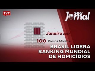 Brasil lidera ranking mundial de homicídios