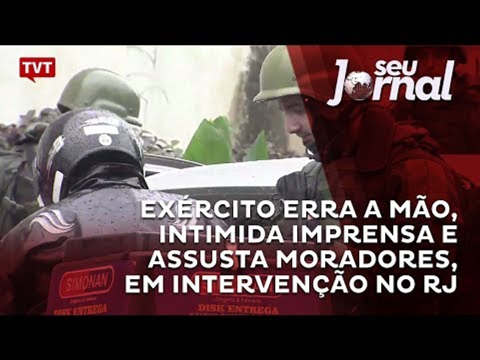 Exército constrange moradores das favelas no Rio de Janeiro