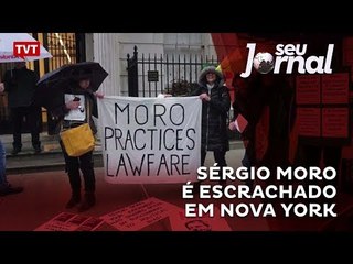 Sérgio Moro é alvo de protestos em Nova York
