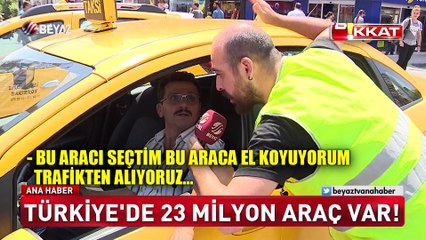 Türkiye'de 23 milyon araç var
