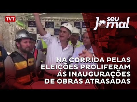Na corrida pelas eleições proliferam as inaugurações de obras atrasadas