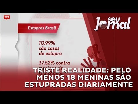Triste realidade: pelo menos 18 meninas são estupradas diariamente