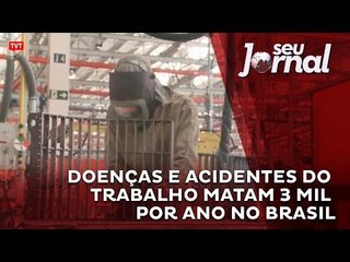 Doenças e acidentes do trabalho matam 3 mil por ano no Brasil