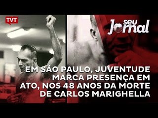 Em São Paulo, juventude marca presença em ato, nos 48 anos da morte de Carlos Marighella