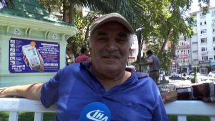 İzmit'de sıcaklık 36 dereceye çıkınca gölgelikler ve dondurma tezgahları doldu