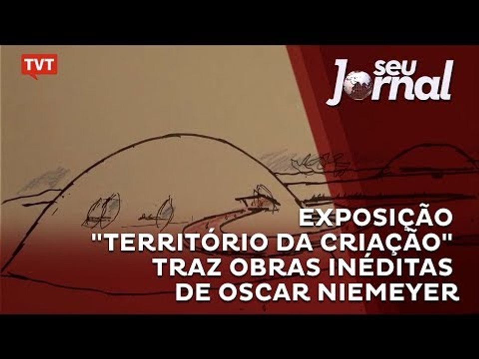 Exposição "Território da Criação" traz obras inéditas de Oscar Niemeyer