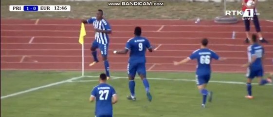 Gauthier Mankenda Goal - Prishtina 2-0 FC Europe 05.07.2018