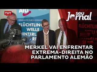Merkel vai enfrentar extrema-direita no parlamento alemão