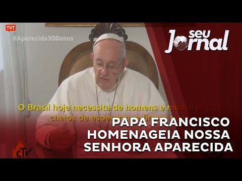Papa Francisco lê mensagem aos fiéis em homenagem a Nsa. Senhora Aparecida
