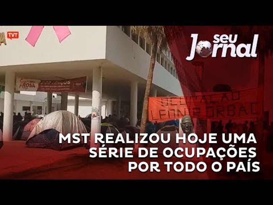 MST realiza série de ocupações por todo o país pela reforma agrária