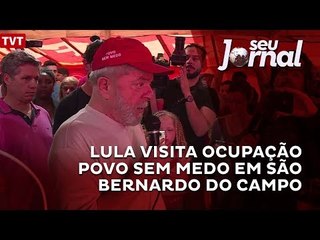 Lula visita Ocupação Povo Sem Medo em São Bernardo do Campo