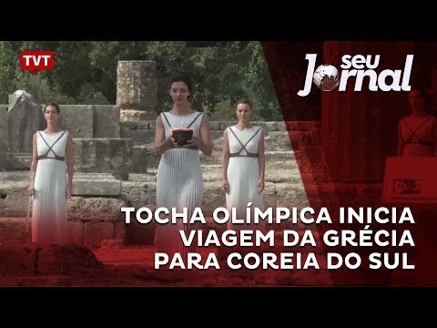 Tocha olímpica inicia viagem da Grécia para Coreia do Sul