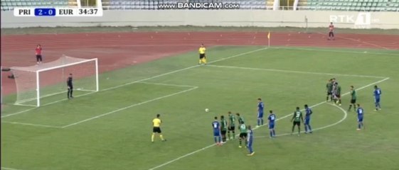 Armend Dallku second  Goal - Prishtina 3-0 FC Europe 05.07.2018