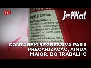 Feijóo: contagem regressiva para precarização, ainda maior, do trabalho