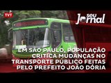 Em São Paulo, população critica mudanças no transporte público feitas pelo prefeito João Dória