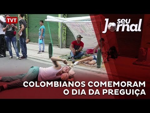 Colombianos comemoram o dia da preguiça