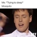Типичный комар, когда пытаешься уснуть