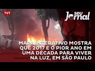 Mapa interativo mostra que 2017 é o pior ano em uma década para viver na Luz, em São Paulo