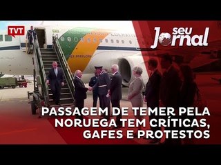 Passagem de Temer pela Noruega tem críticas, gafes e protestos