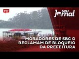 Moradores de São Bernardo reclamam de bloqueio da Prefeitura