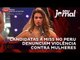 Candidatas a miss no Peru denunciam violência contra mulheres