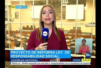 TVN Proyecto de reforma ley de responsabilidad social