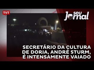 Secretário da Cultura de Doria, André Sturm, é intensamente vaiado