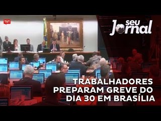 Trabalhadores preparam a greve de sexta-feira em Brasília