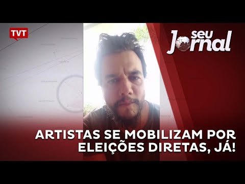 Artistas se mobilizam por eleições Diretas, Já!