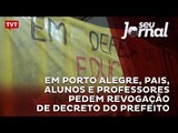 Em Porto Alegre, pais, alunos e professores pedem revogação de decreto do prefeito