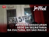 Artistas desocupam sede da Secretaria da Cultura, em São Paulo