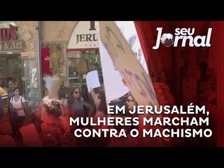 Em Jerusalém, mulheres marcham contra o machismo