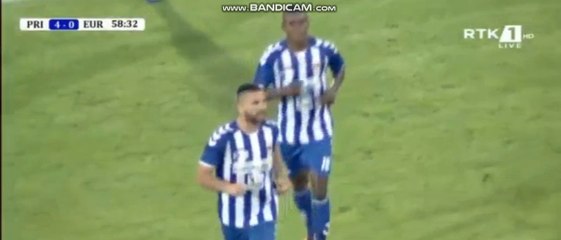 Ahmet Januzi Goal - Prishtina 4-0 FC Europe 05.07.2018
