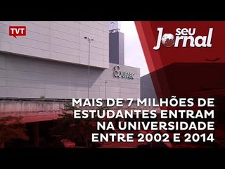 Mais de 7 milhões de estudantes entram na Universidade entre 2002 e 2014