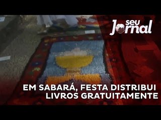 Corpus Crist de Sabará, MG, tem livros de graça para a população