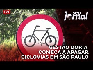 Gestão Doria começa a apagar ciclovias em São Paulo