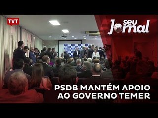 PSDB mantém apoio ao governo Temer