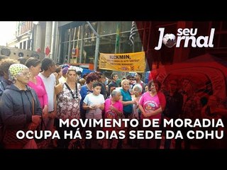 Militantes por moradia ocupam sede da CDHU no centro de São Paulo