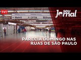 Parecia domingo nas ruas de São Paulo