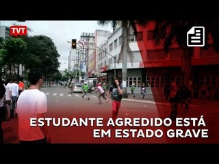 É grave o estado de saúde de jovem agredido por PM em Goiânia