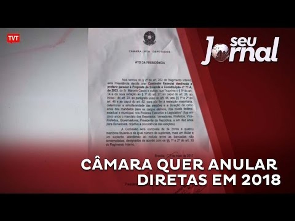 Câmara quer anular diretas em 2018